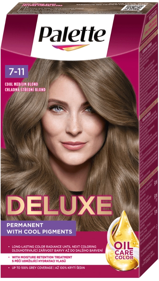E-shop Schwarzkopf Palette Deluxe 7-11 chladná stredná blond