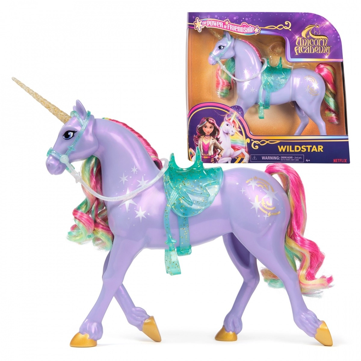 E-shop Spin Master Unicorn Academy česací jednorožec Wildstar 24 cm