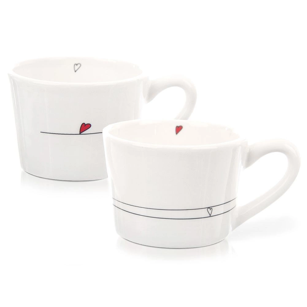E-shop Orion domáce potreby Hrnček SRDIEČKA linky 2 x 230 ml