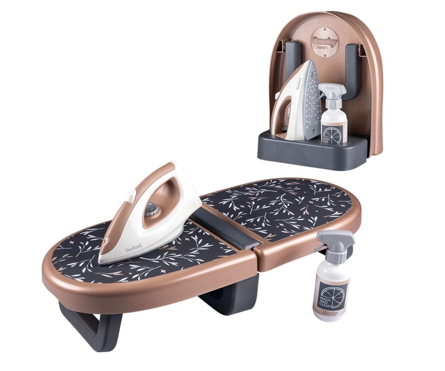 E-shop Smoby Žehliaca doska so žehličkou Tefal Foldable Ironing Board skladacia s úložným priestorom a IML potlačou