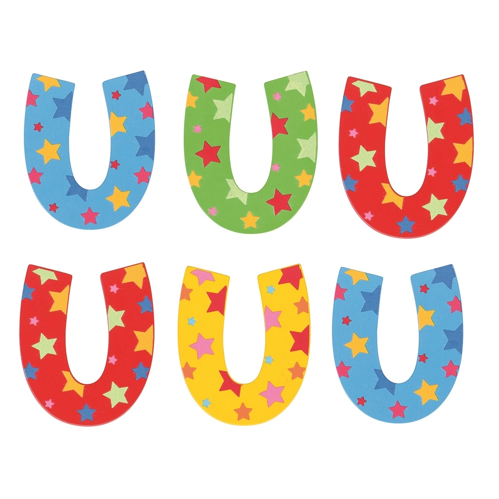 E-shop Bigjigs Toys hviezdičkové písmenko U