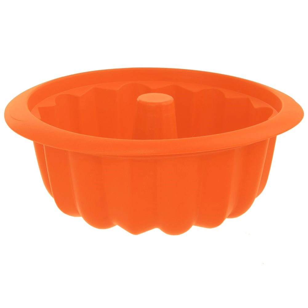 Silikónová forma na bábovku s komínom oranžová SILLINIE