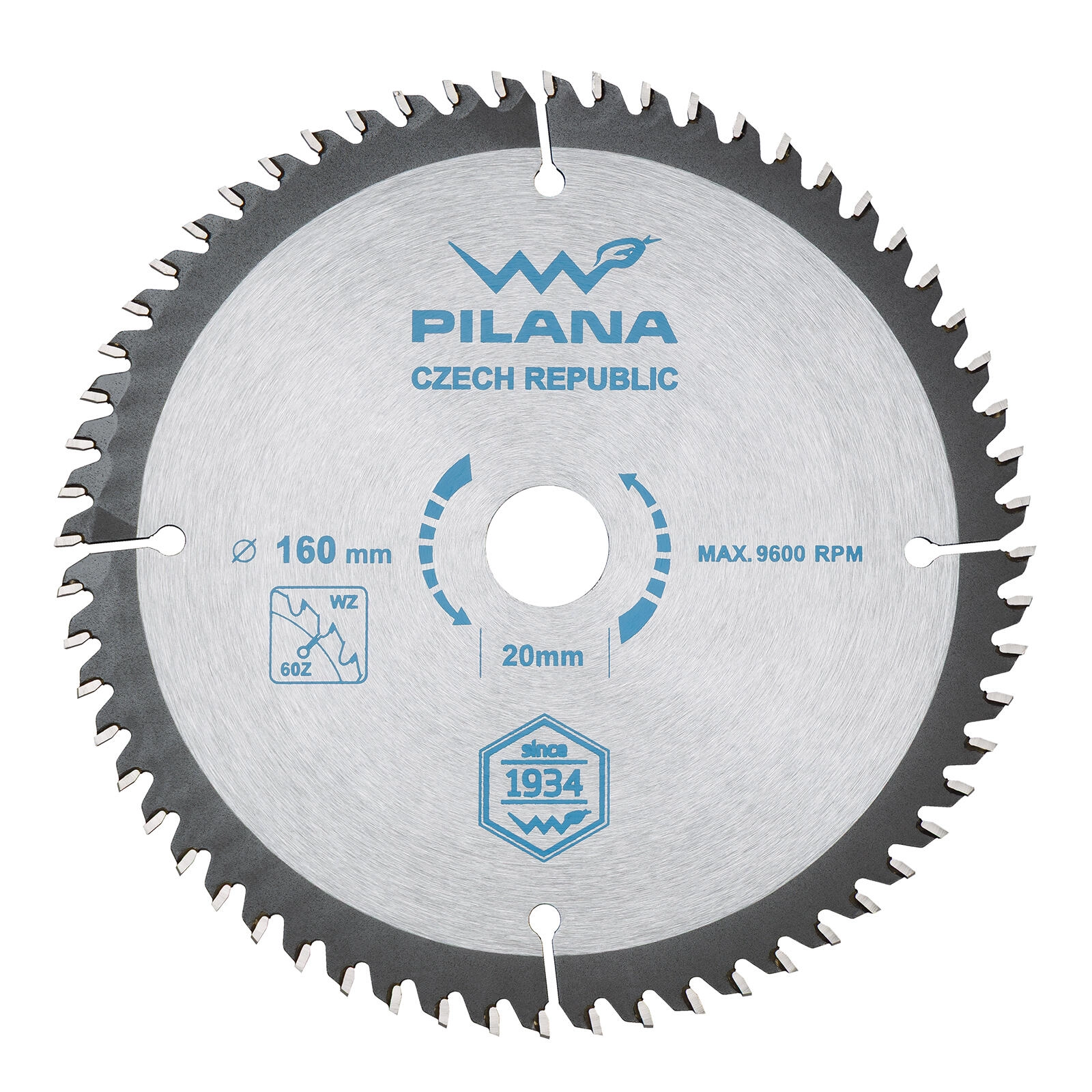 E-shop Pílový kotúč PILANA 160 mm, 60 zubov, WZ na drevo