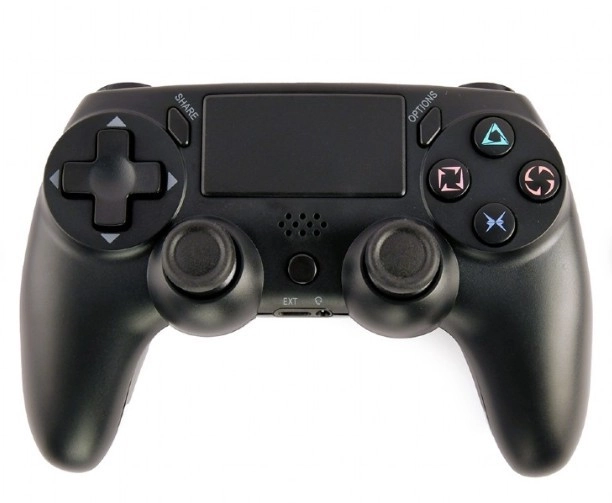 bezdrôtový gamepad pre playstation 4 a pc – čierny