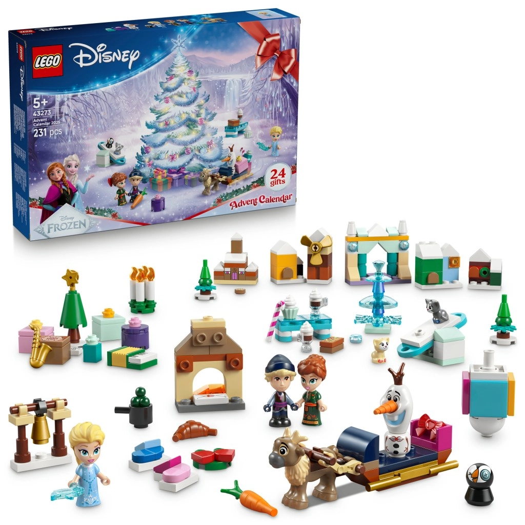 lego disney princess adventný kalendár frozen 2025