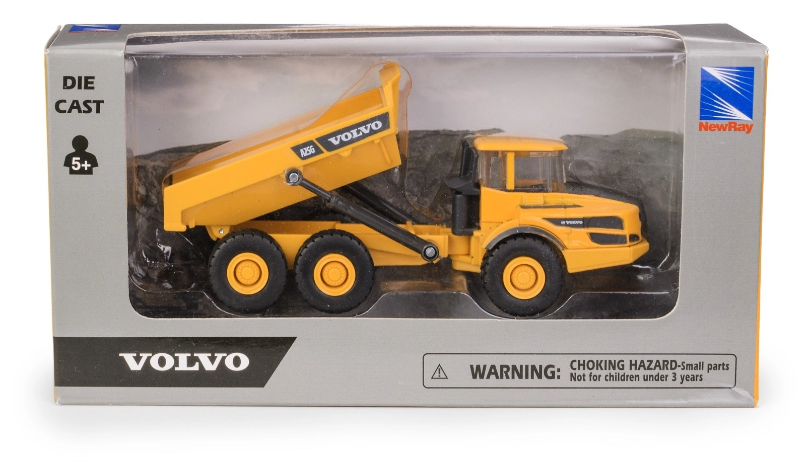 E-shop Miniatúrny sklápač volvo a25g s gumovými pneumatikami