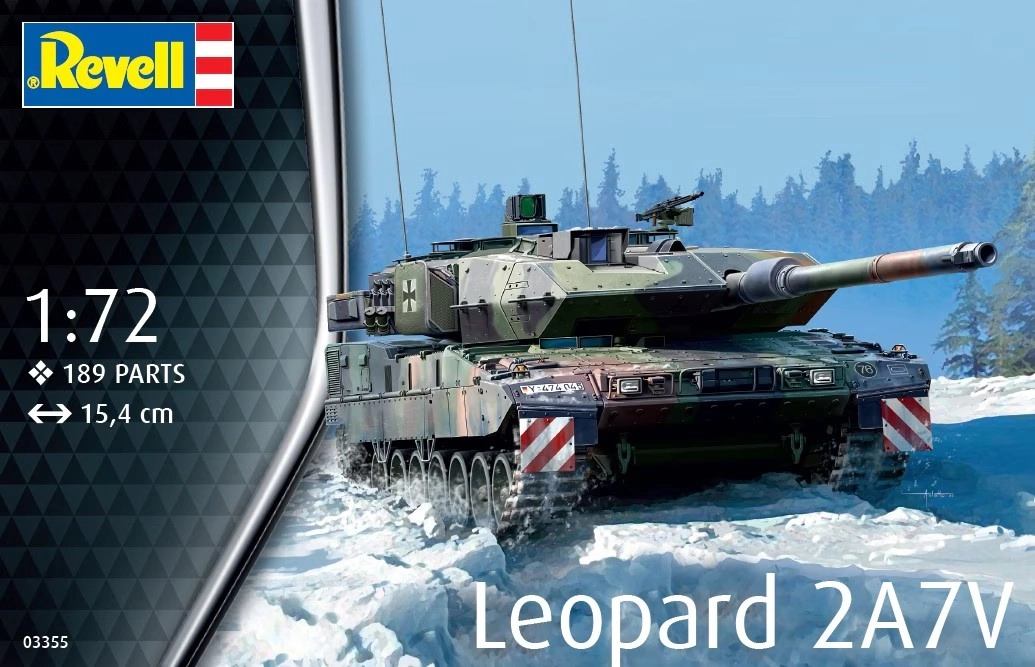 E-shop REVELL Plastic ModelKit tank 03355 Leopard 2 A7V 1:72