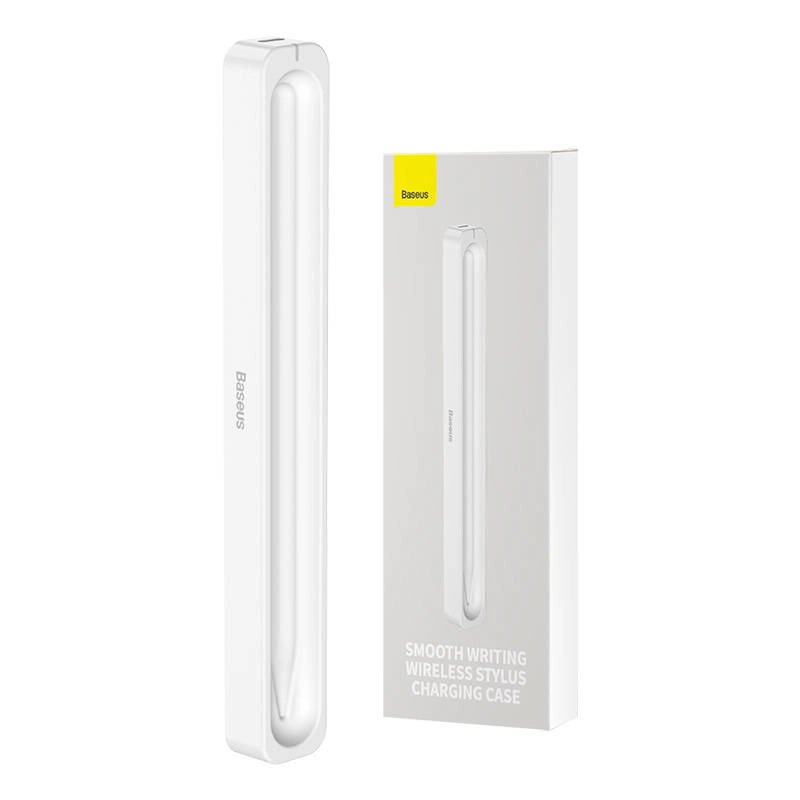 Bezdrôtové nabíjacie puzdro pre stylus BASEUS Smooth Writing – biele