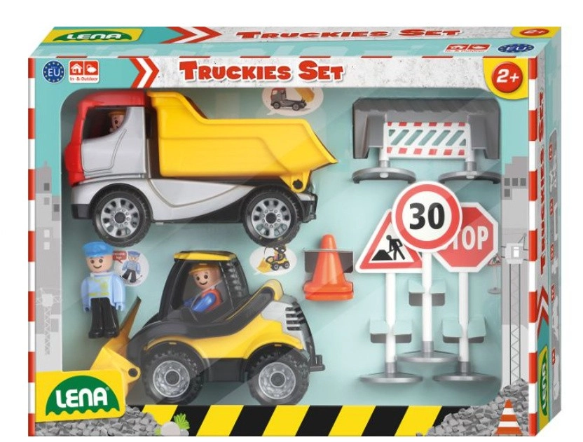 LENA Truckies stavebná súprava v krabici