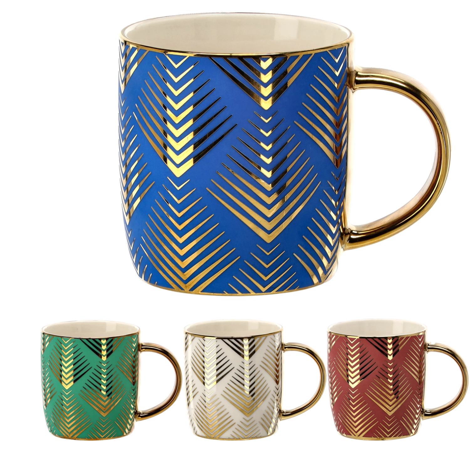 HOME Hrnček porcelánový farebný 360 ml