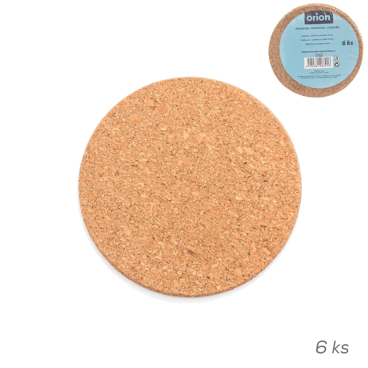 E-shop Orion Prestieranie korokové 6 ks priemer 9,5 cm