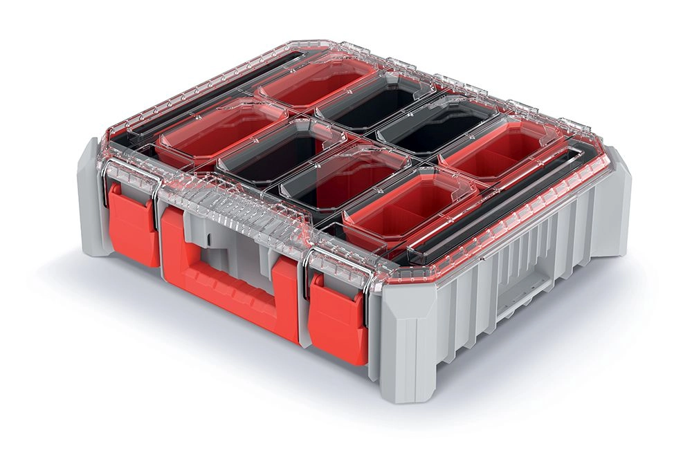E-shop Kistenberg box organizér 44,5x36,8x12,2cm C BLOCK BRIDGE KCBB4540B-4C sivý