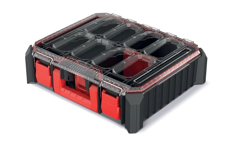 E-shop Organizér na náradie s tesnením, 44,5 × 36,8 × 12,6 cm, čierny