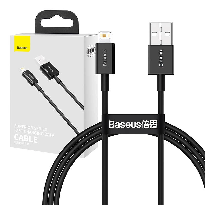 Baseus CALYS-A01 Superior Fast Charging Datový, USB to Lightning 2.4A, 1m