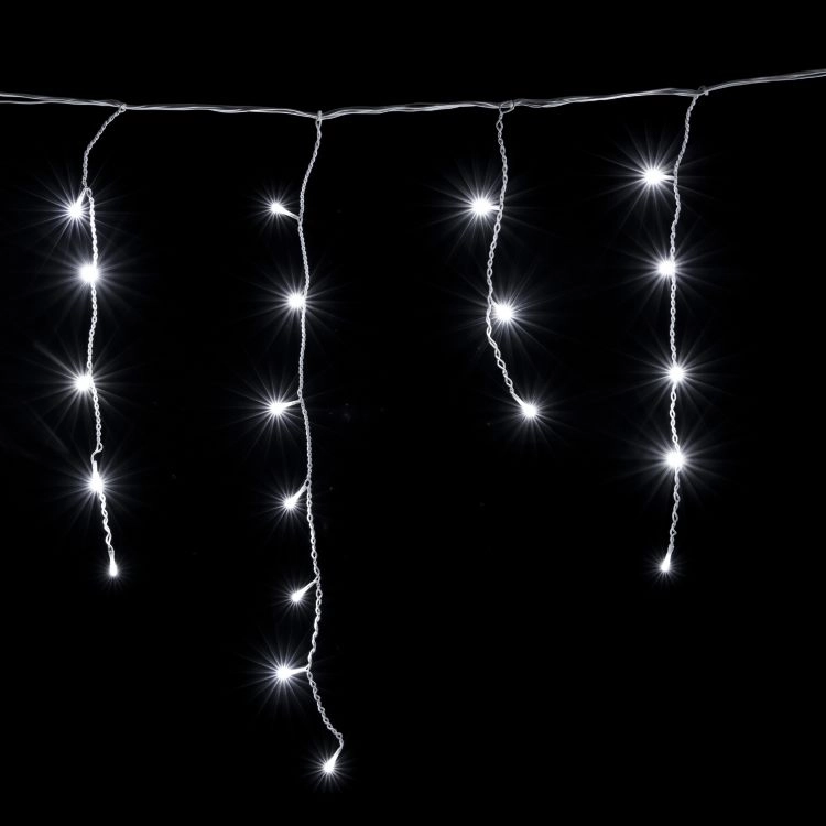 E-shop Vonkajšie dekoratívne vianočné osvetlenie 500 LED diód 19m záves