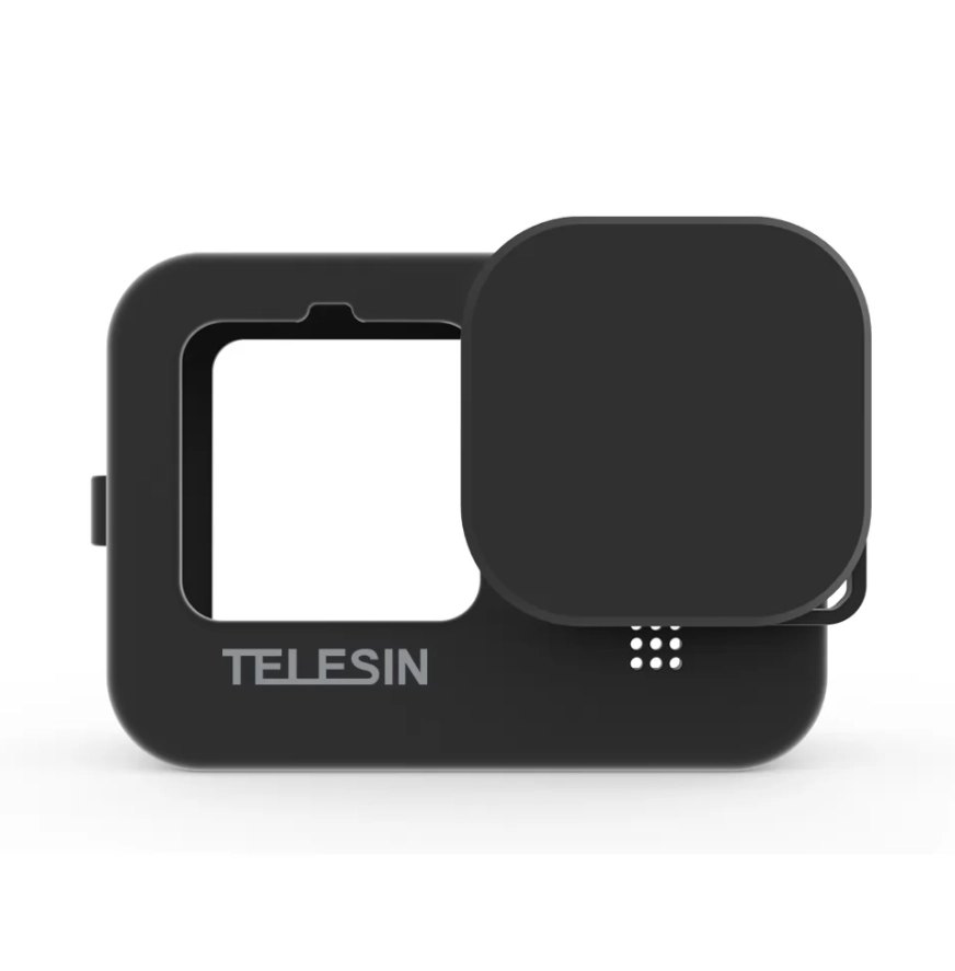 E-shop Telesin Silikónové puzdro pre GoPro Hero 11 / 10 / 9 (čierne) GP-HER-041-BK