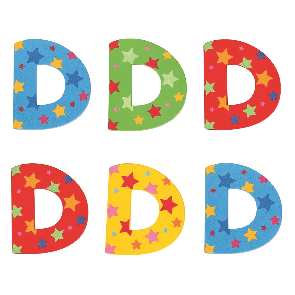 E-shop Bigjigs Toys hviezdičkové písmenko D