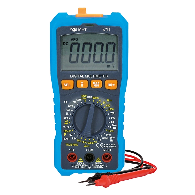 Solight digitálny multimeter true RMS s NCV a meraním teploty