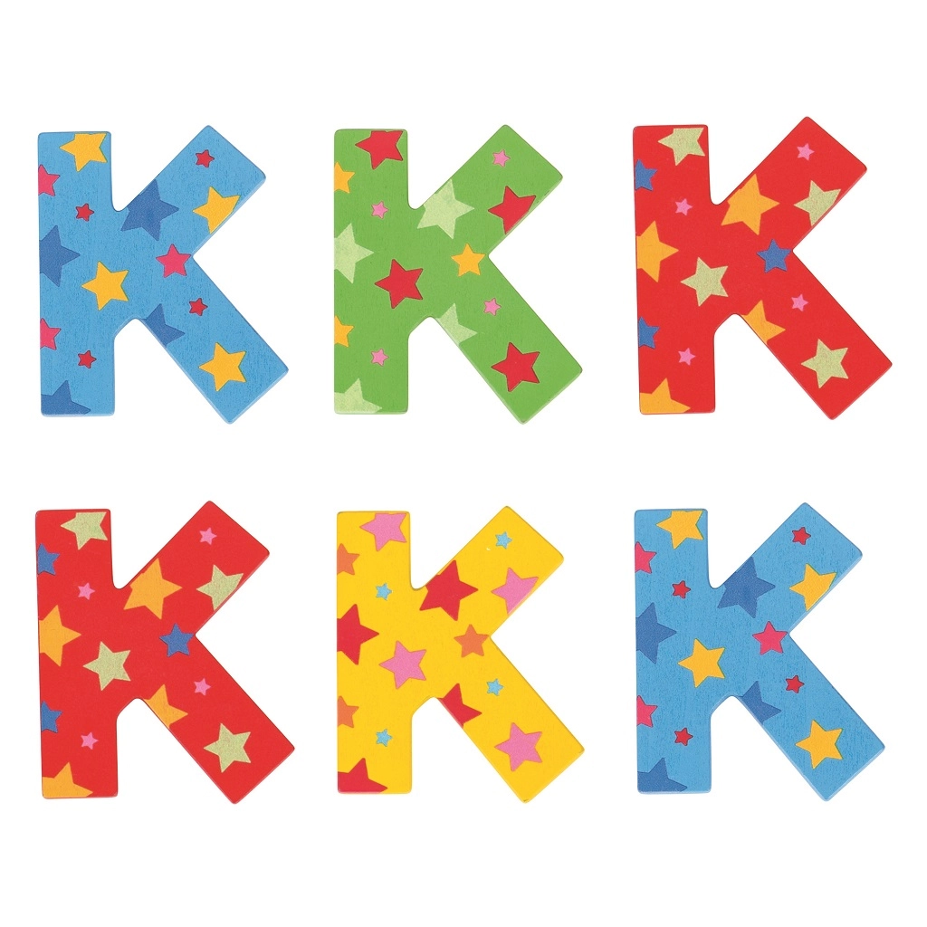E-shop Bigjigs Toys hviezdičkové písmenko K