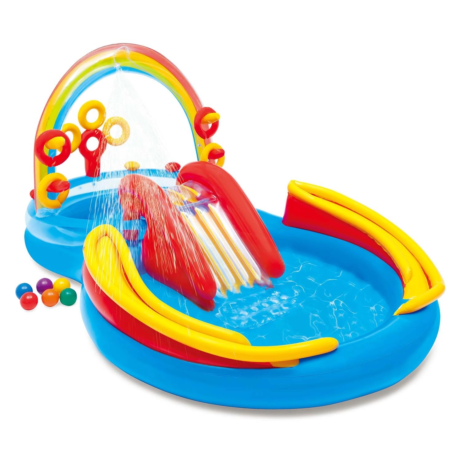 Intex 57453 Duhové hracie centrum 297 x 193 x 135 cm