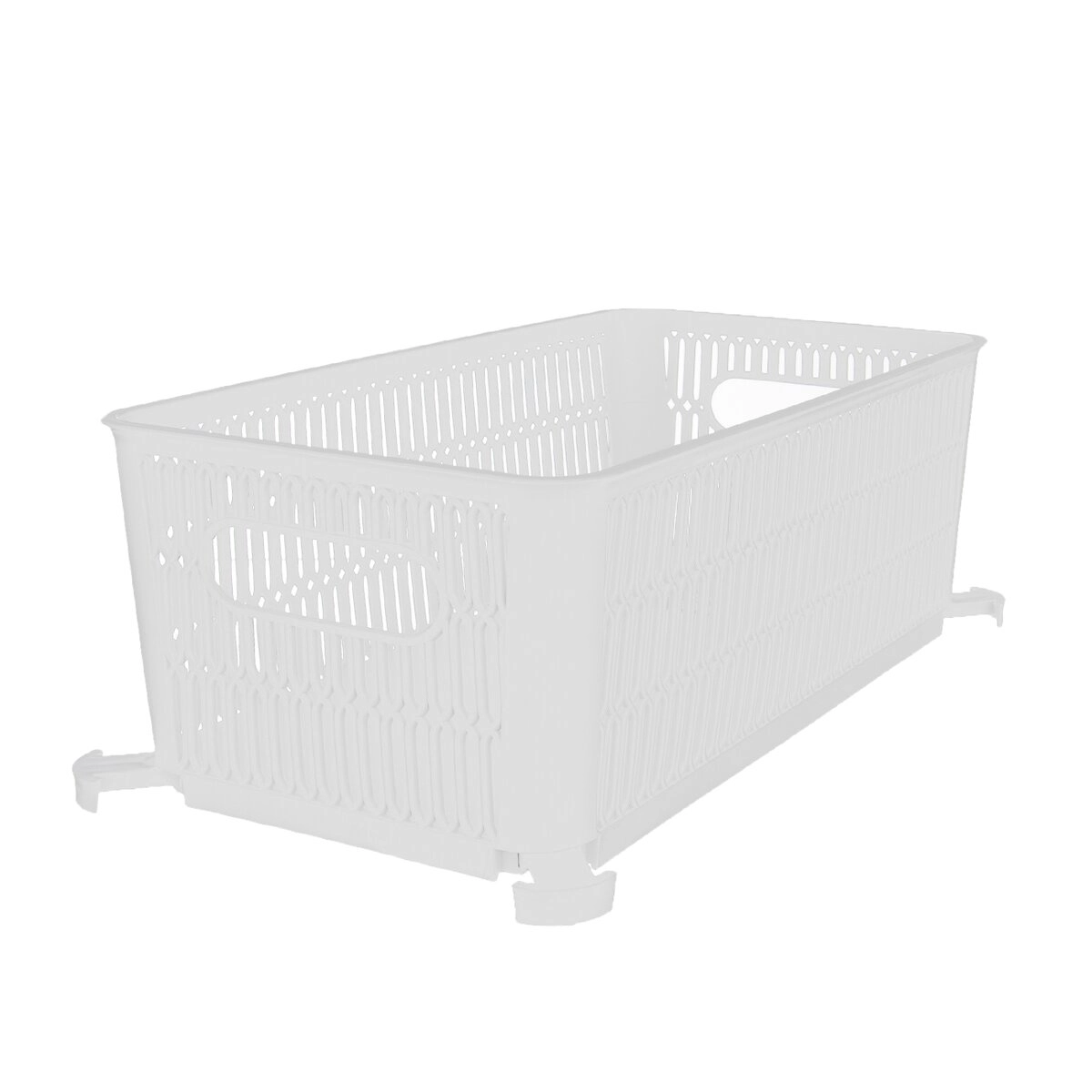 E-shop Nesta Košík PH 29x16,5x11,5cm stohovateľný biela