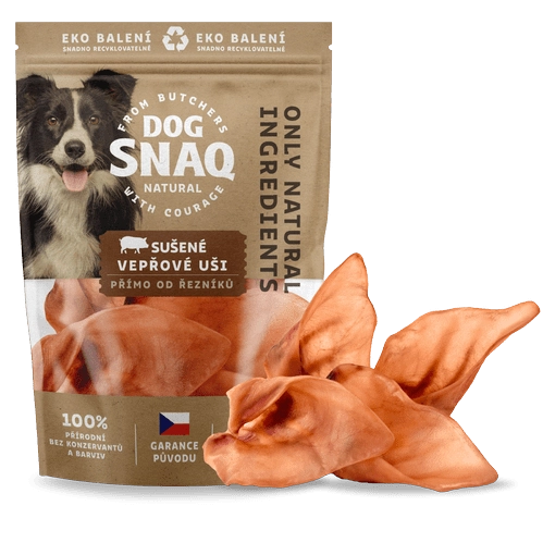 DOG SNAQ Bravčové ucho sušené 210 g
