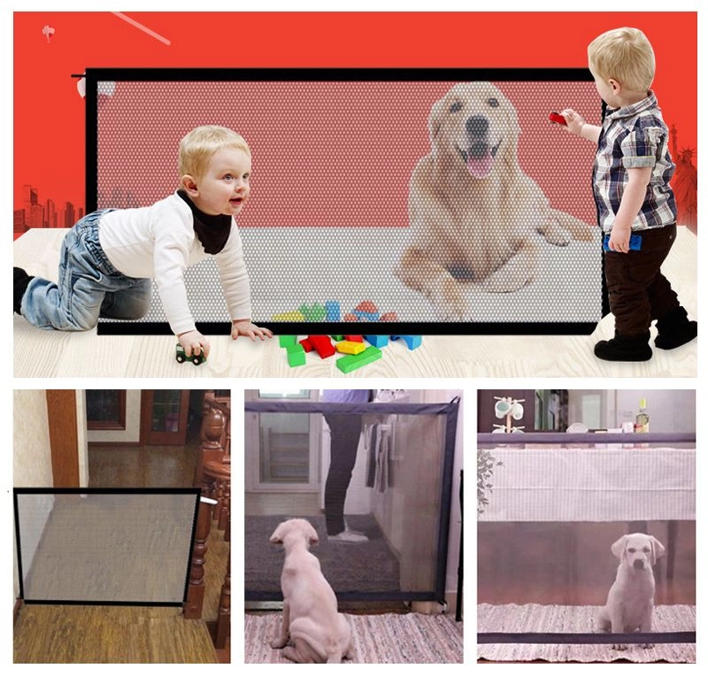 E-shop Bezpečnostná bránka do dverí pre psy/mačky (š 183 x v 75 cm)