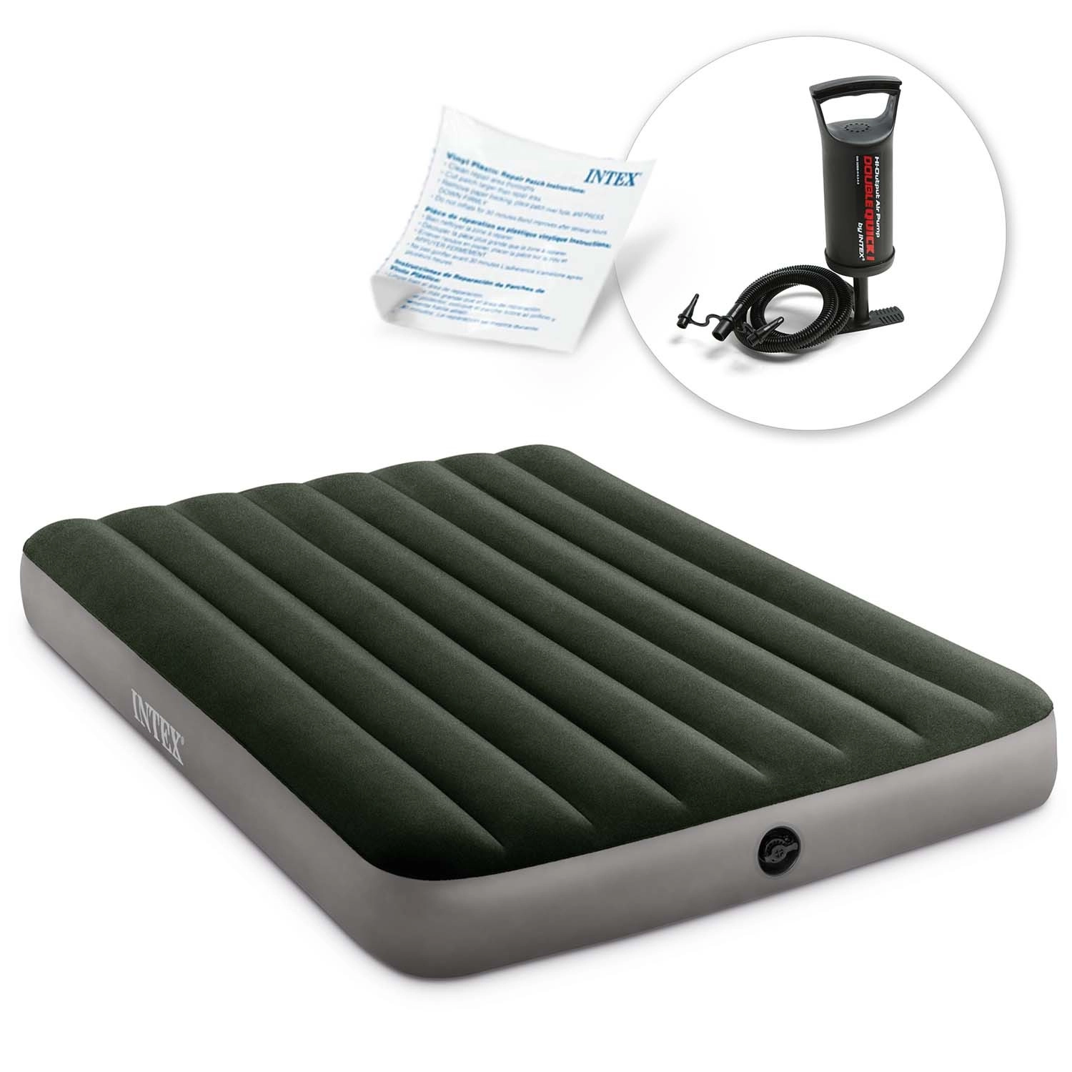 E-shop Intex matrac 191x137x25cm Green