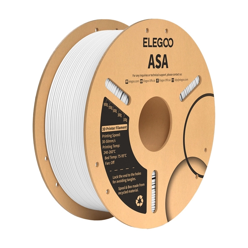Elegoo ASA 1.75mm 1Kg White 4260244