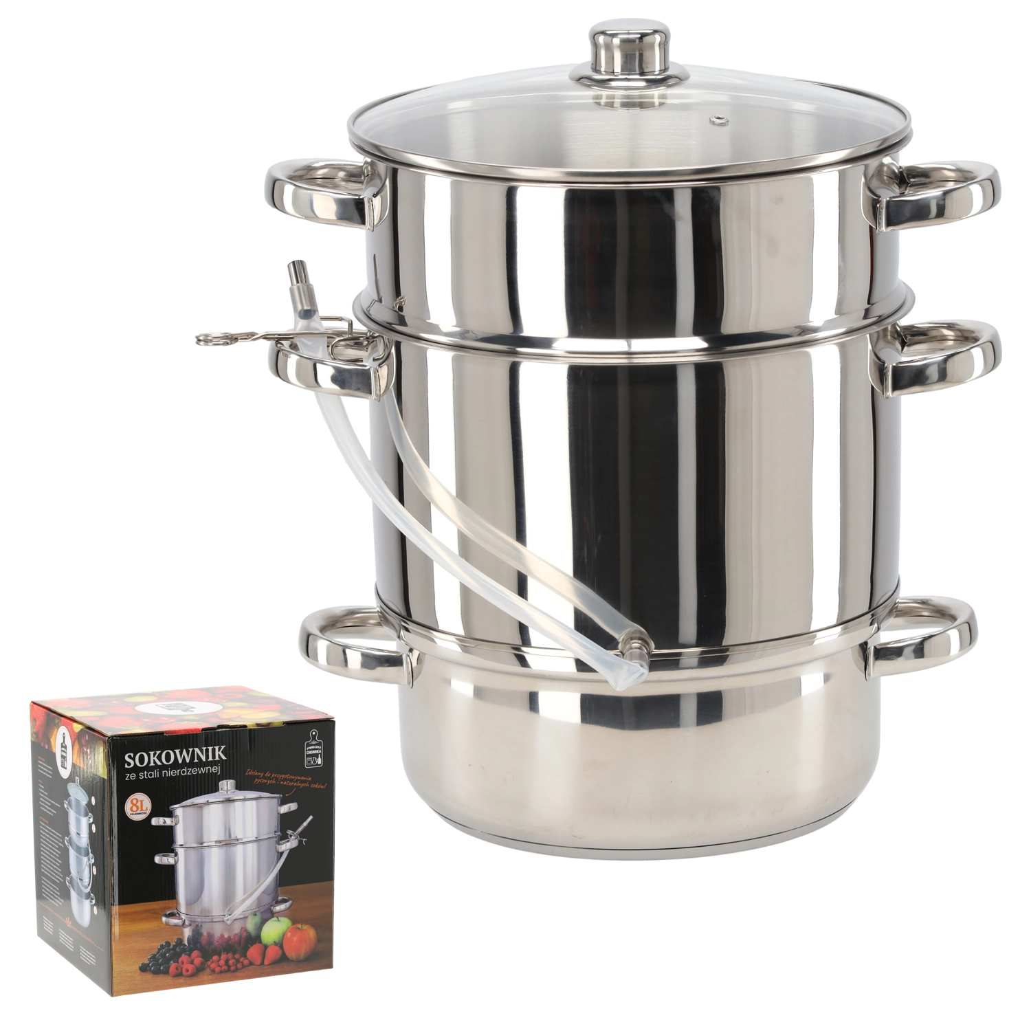 MAT hrniec na odšťavovanie 8l nerez