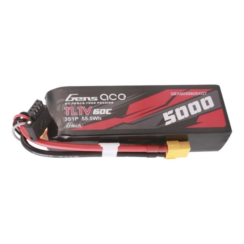 E-shop LiPo batéria Gens Ace G-Tech 5000 mAh 11,1 V 60C 3S s konektorom XT60