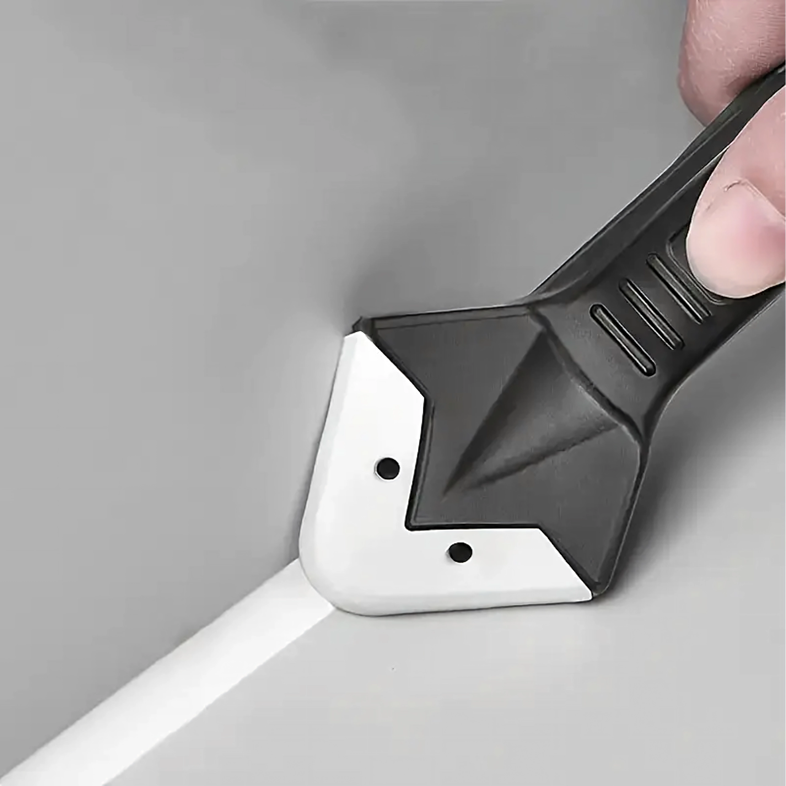 Škrabka a vyhladzovač škár 5v1 so sadou výmenných hrotov