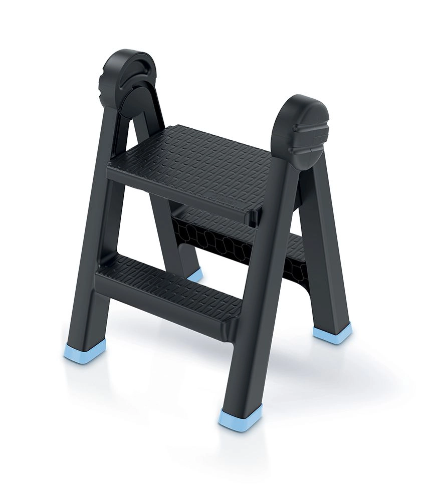 E-shop Schodíky TITAN LADDER čierny 47,0x43,5x63,0cm