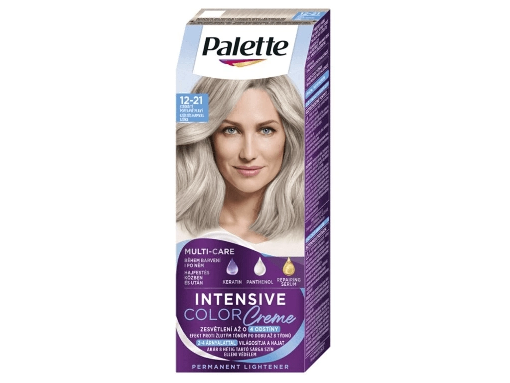 E-shop Schwarzkopf Palette Intensive Color Creme 12-21 Strieborno popolavý blond