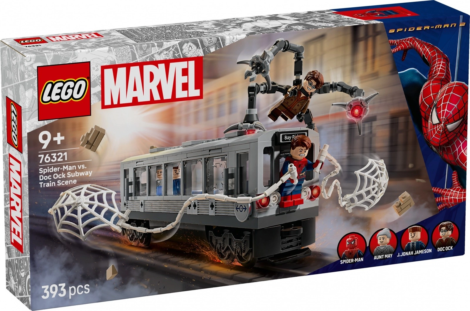 Spider-Man vs Doc Ock - scéna v metre LEGO Super Heroes
