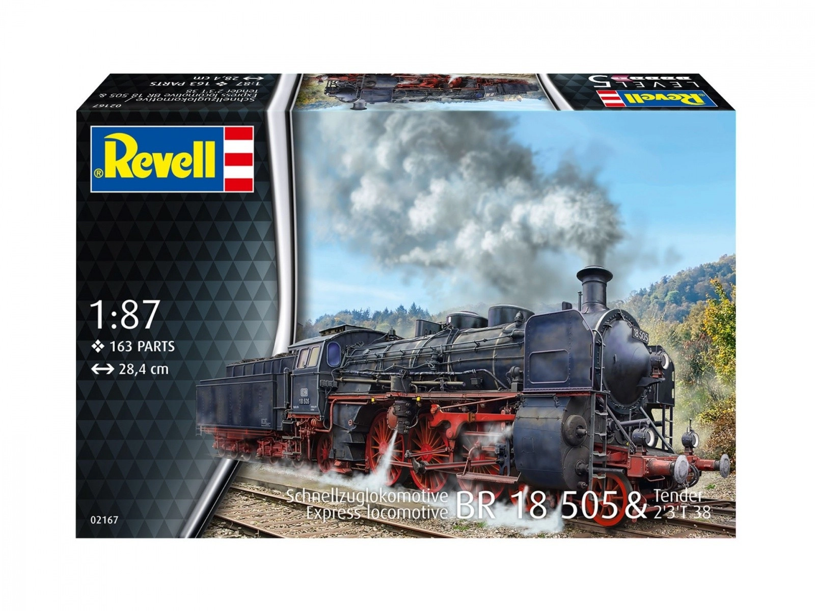 E-shop Revell Express Locomotive BR 18 505 w/ Tender 2'3' T38 1:87