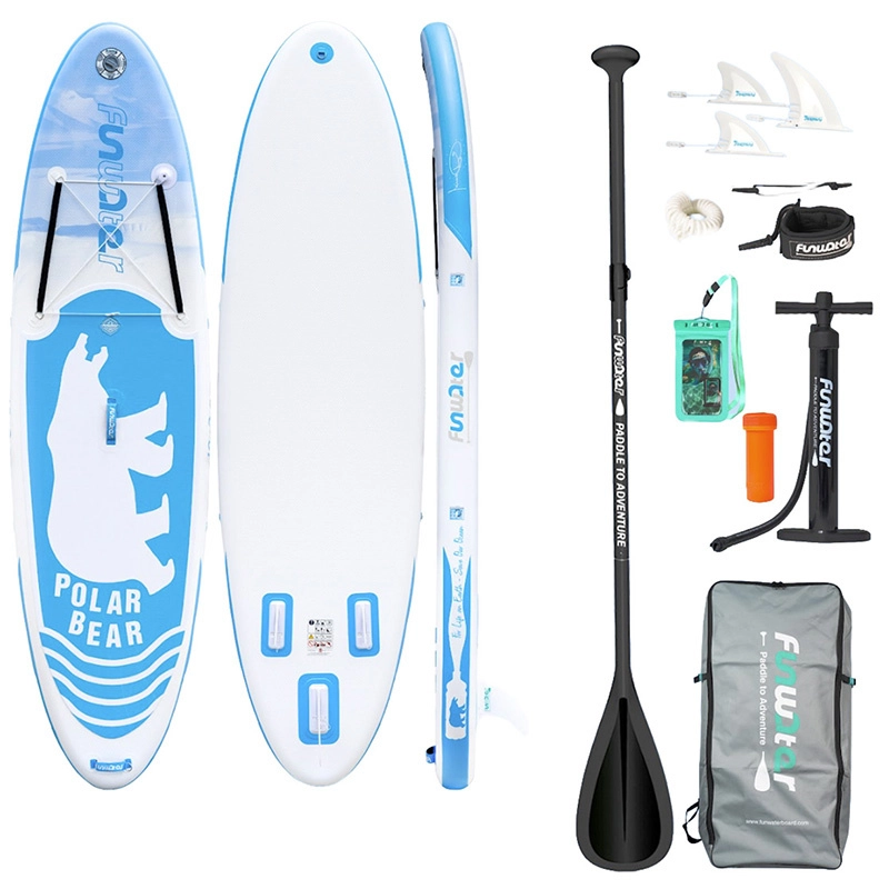 FunWater nafukovací paddleboard POLAR BEAR 10'6 set