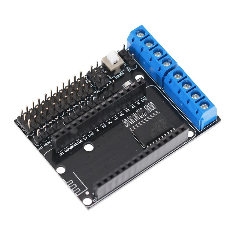 E-shop Riadiaca jednotka motora L293D pre ESP8266 WiFi ESP12E Lua - čierna