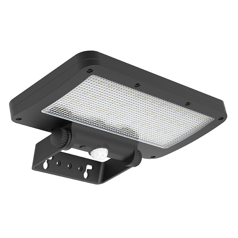 Solight LED solárny vonkajší reflektor so senzorom 5 W 500 lm 4000 K čierny