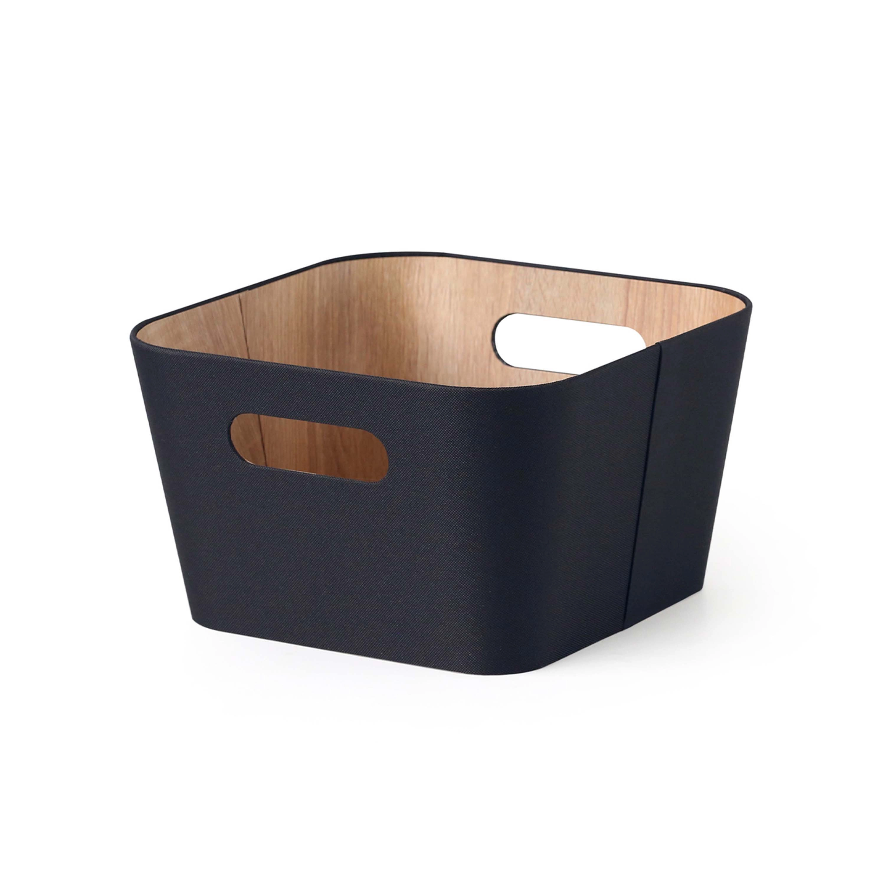 TORO Úložný košík KITCHISIMO 27 x 27 x 16 cm čierna