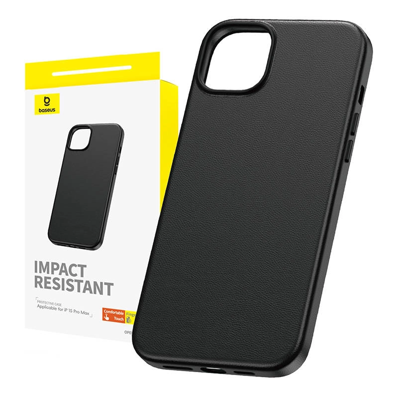 E-shop Baseus Fauxther Series iPhone15 Pro Max čierne