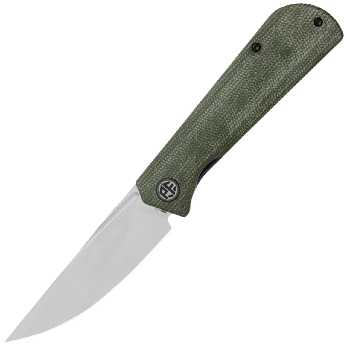 E-shop Petrified Fish PFP07 Viking Satin K110 Green Micarta PFP07GRMS
