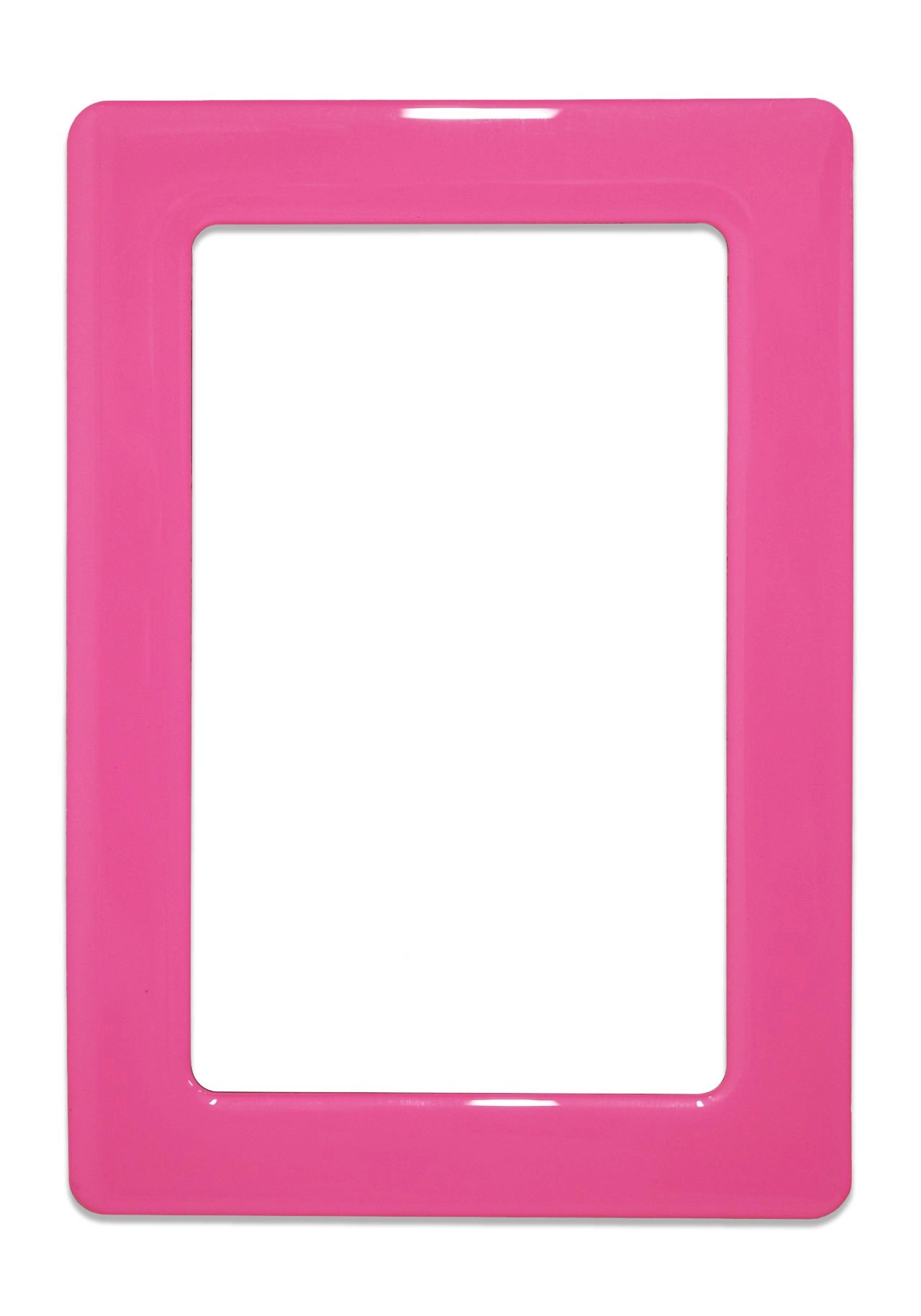 E-shop Magnetický samolepiaci rámček veľkosti 13,0 × 8,1 cm – ružový