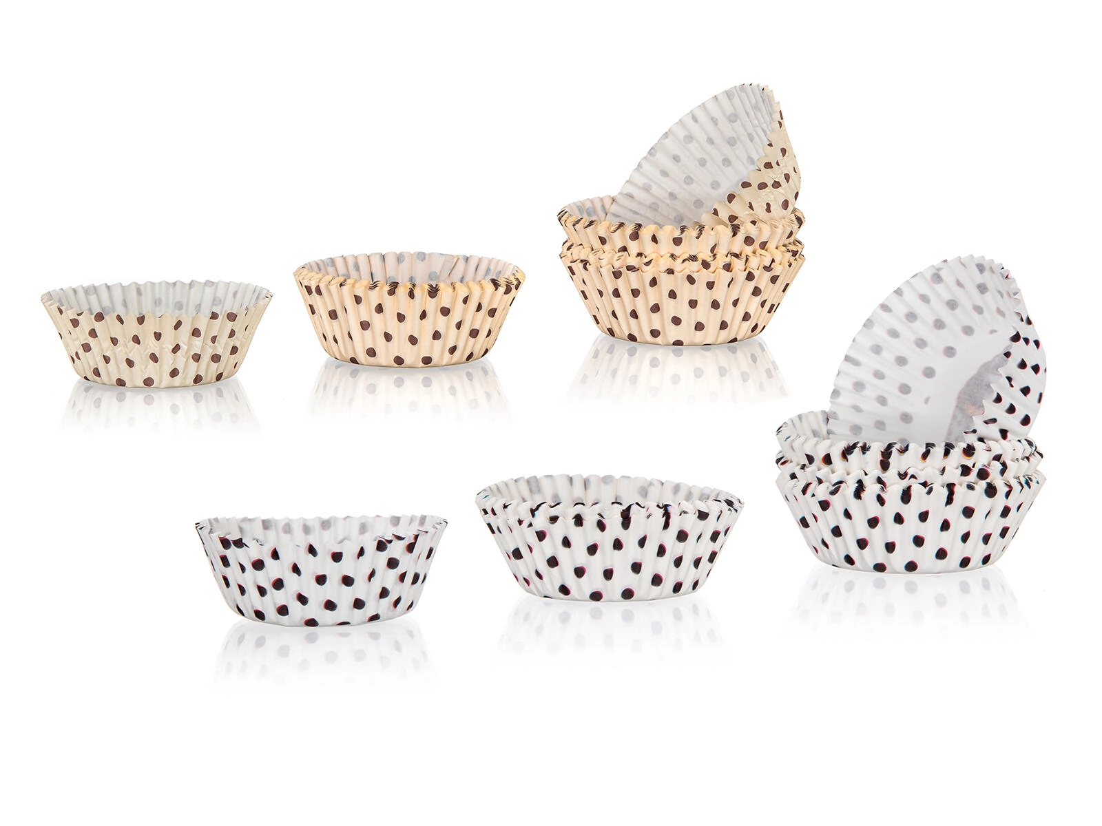 Papierové cukrárske košíčky DOTS mix 6 × 4,1 cm (100 ks)