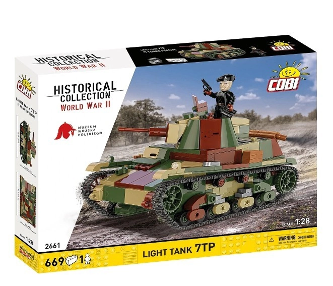 E-shop COBI 2661 World War II Poľský ľahký tank 7TP 1:28