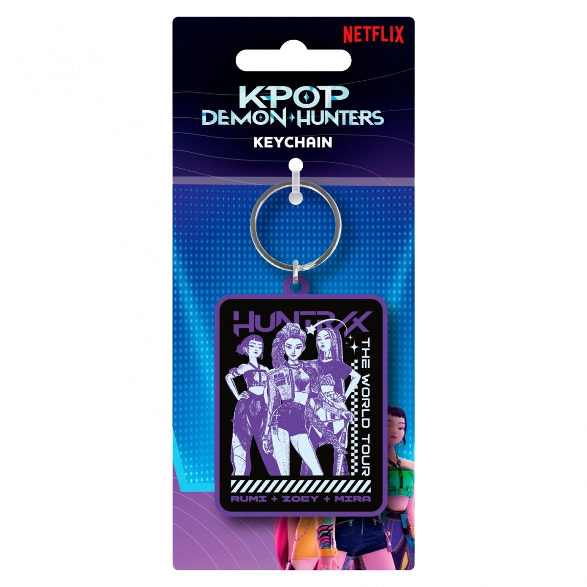 Prívesok na kľúče PVC K-POP DEMON HUNTERS Huntrix