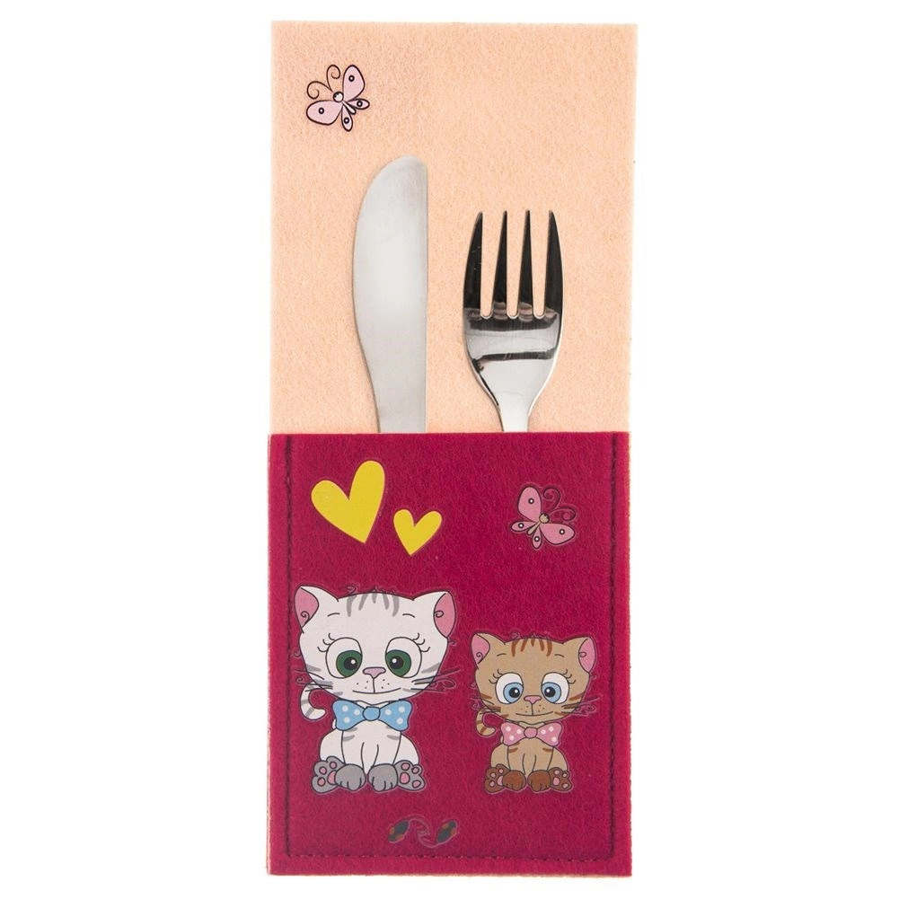 E-shop Puzdro na príbor pre deti Kotek 21 × 9 cm