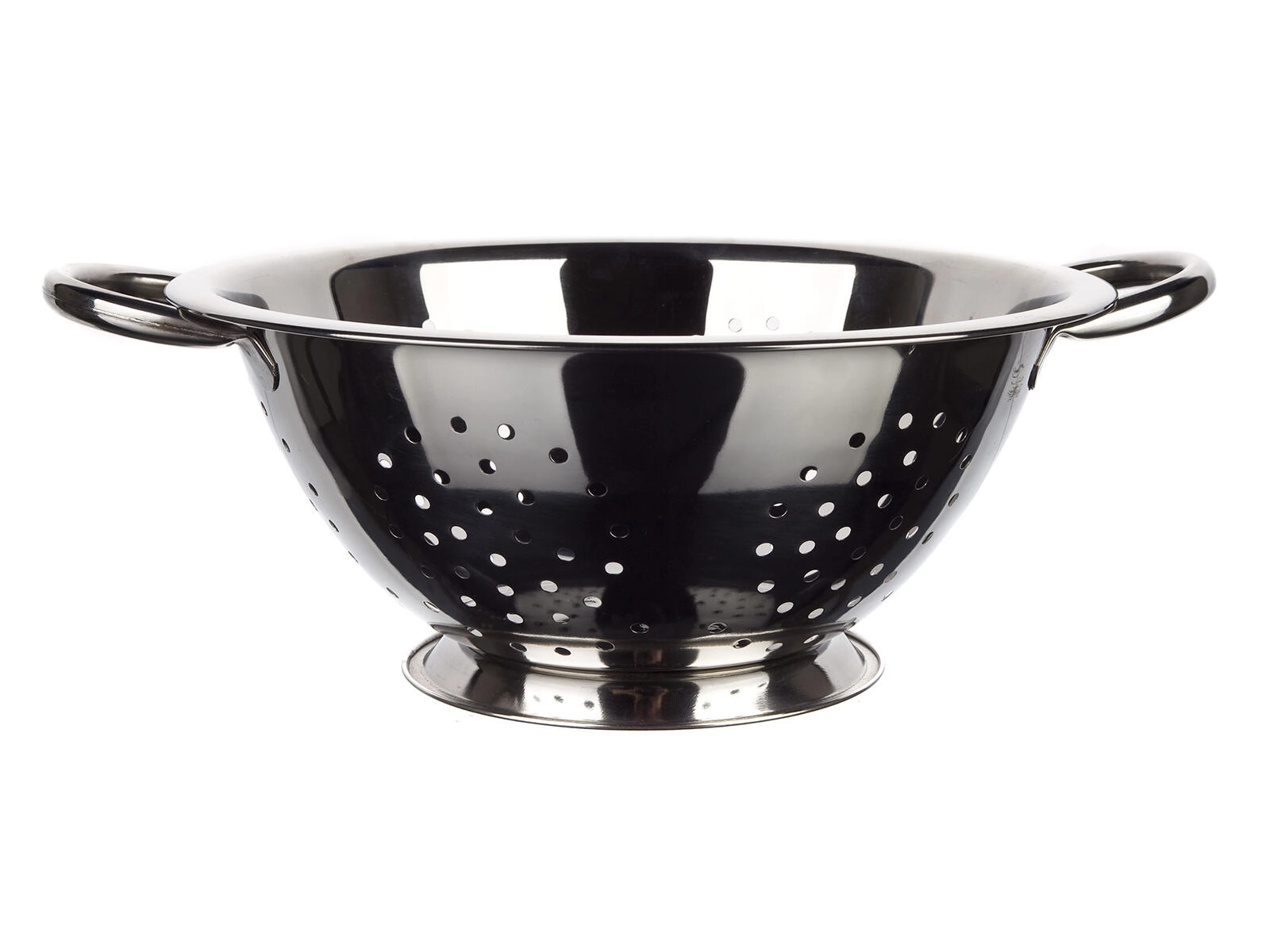 E-shop Nerezový cedník s podstavcom 24 cm SHINE
