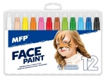 Farby na tvár set 12 farieb