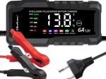 Mikroprocesorová nabíjačka 12 V 6 A s funkciou opravy pre akumulátory AGM, GEL a LiFePO4 s LCD